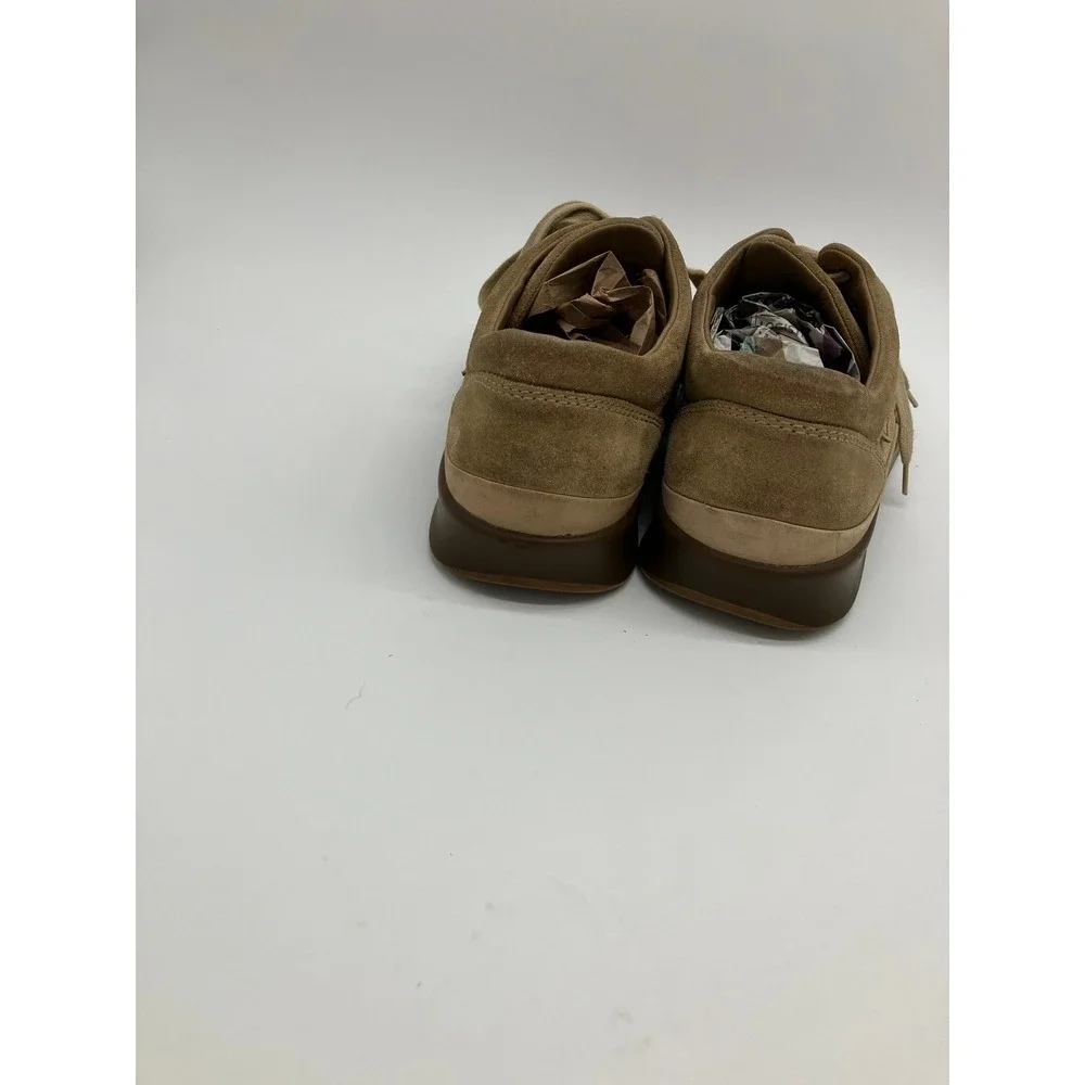 Vintage Clarks Mens Tan Suede Leather Oxford Lace Up Shoes Low Top Brown 10.5‎ M